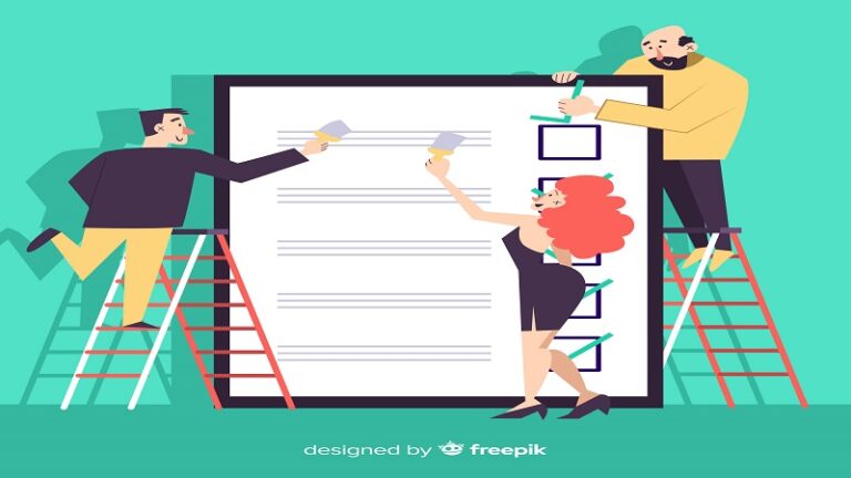 Ilustrasi Daftar Template Layout Buku dengan Format A4 untuk Penulis Pemula. (Freepik)