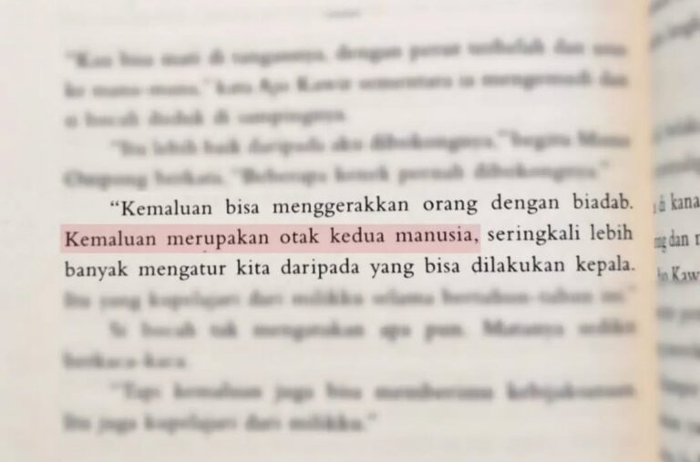 seperti dendam rindu harus dibayar tuntas Eka Kurniawan