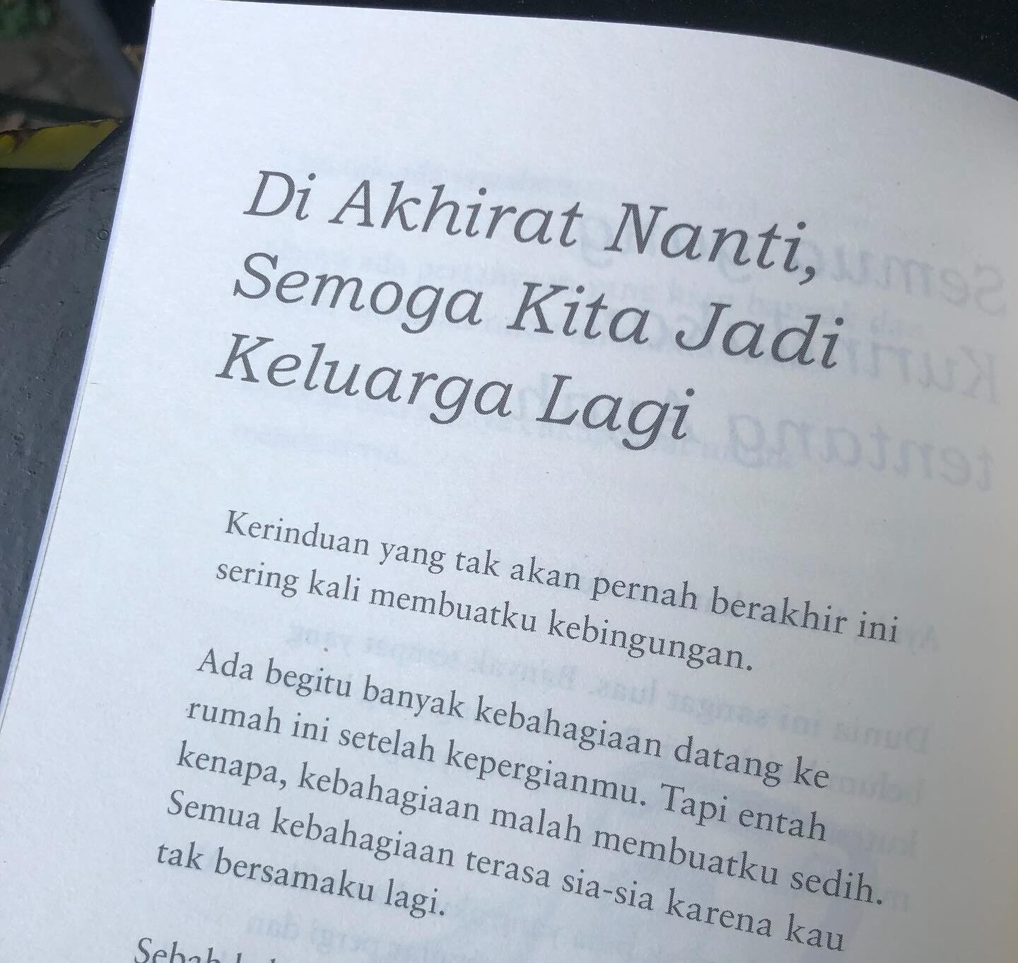 Aku Ingin Bangun Di Masa Lalu Sebagai Anak Kecilmu